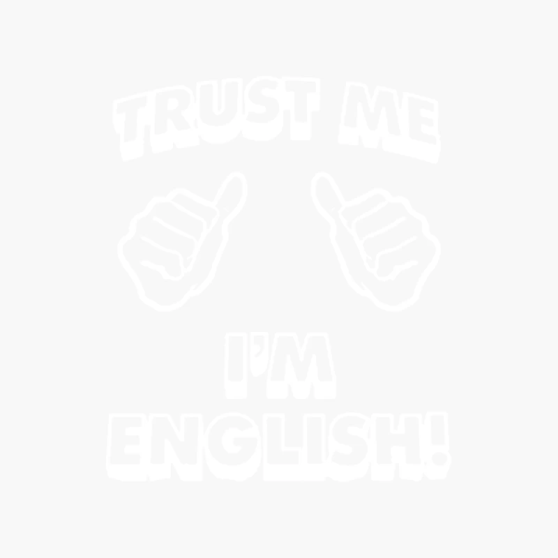 Trust Me I_m English Cotton Tote Bag