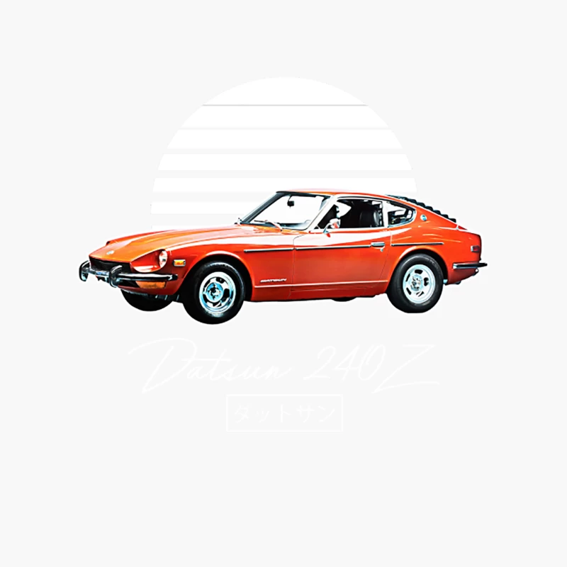 Datsun 240Z Retro Design Cotton Tote Bag