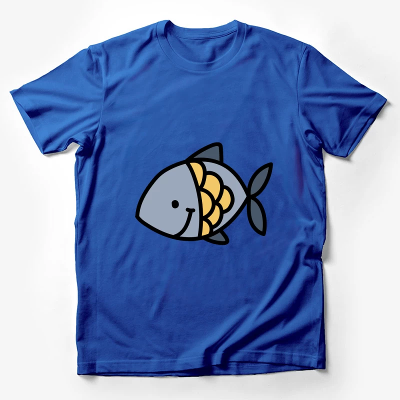 Illustration de poisson souriant Homme T-Shirt