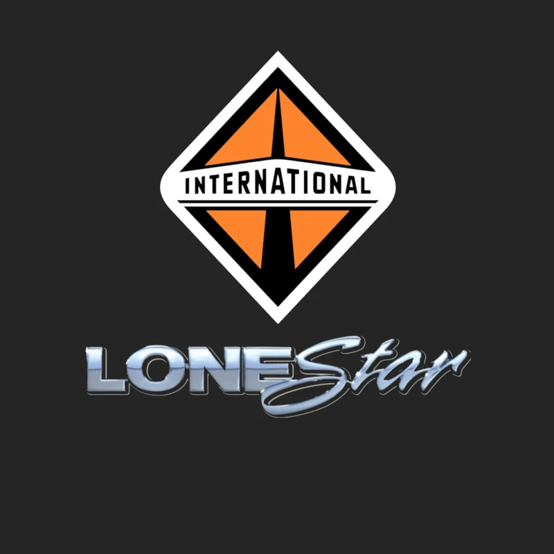 International Lonestar Truck Manufacturing Logo Design Male Pullover Sweatshirt