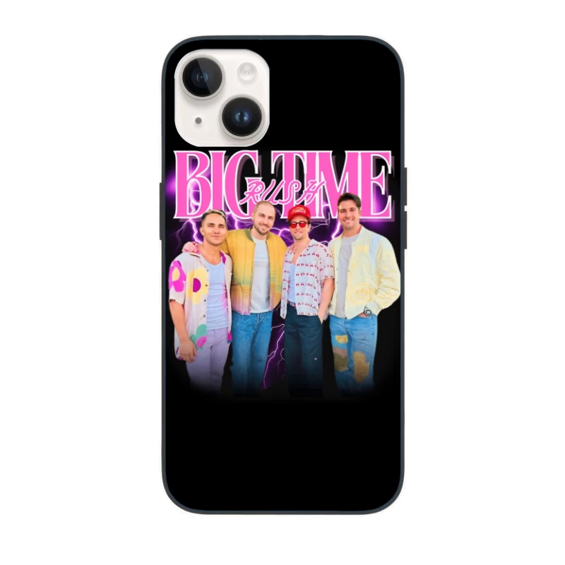 Big Time Rush Boy Band Members in Casual Modern Fashion iPhone Case