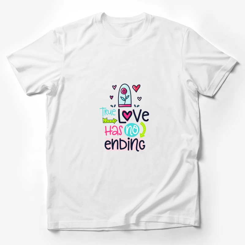 L'amour Vrai N'a Pas de Fin Homme T-Shirt