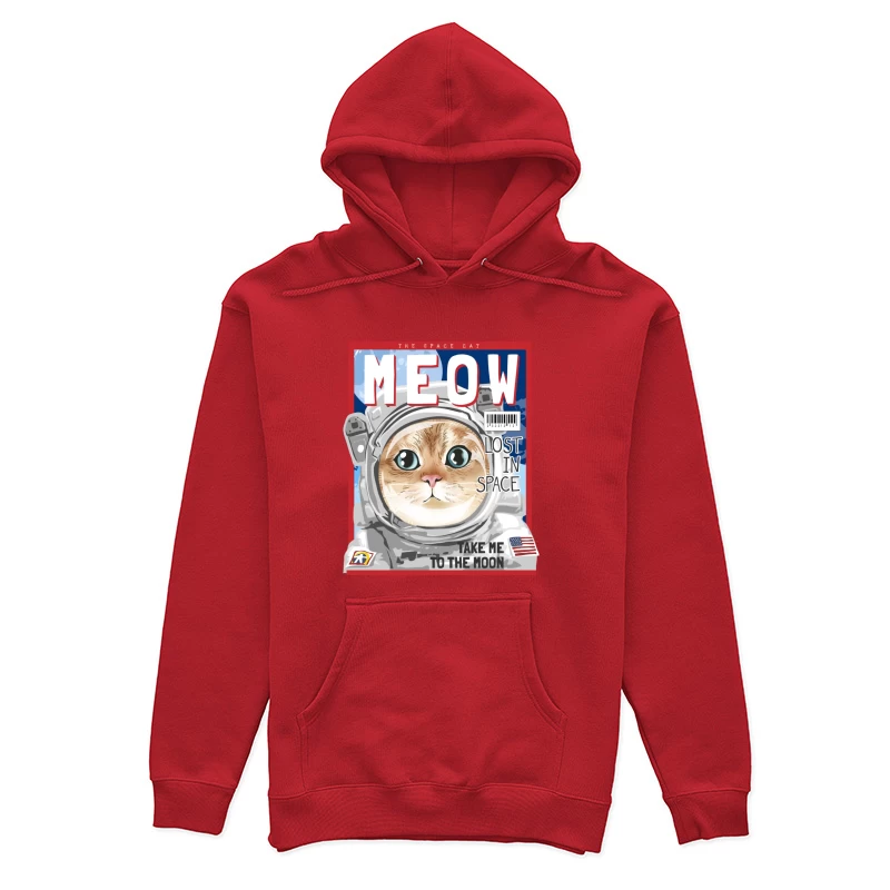 Weltraumkatze auf dem Titel des Magazins Damen Pullover Hoodie