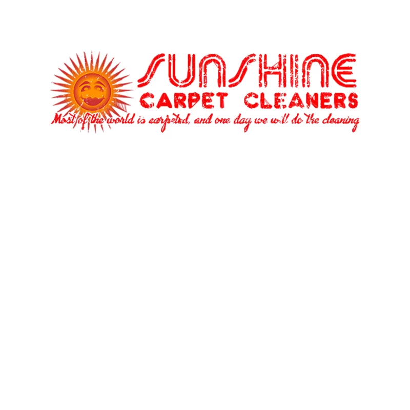 Sunshine Carpet Cleaners, distressed Tapestry