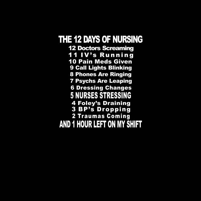 The 12 Days of Nursing iPhone Case