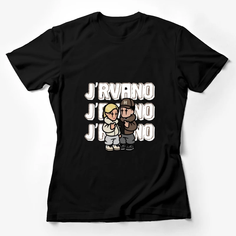 Streetwear-Design mit Figuren Damen T-Shirt