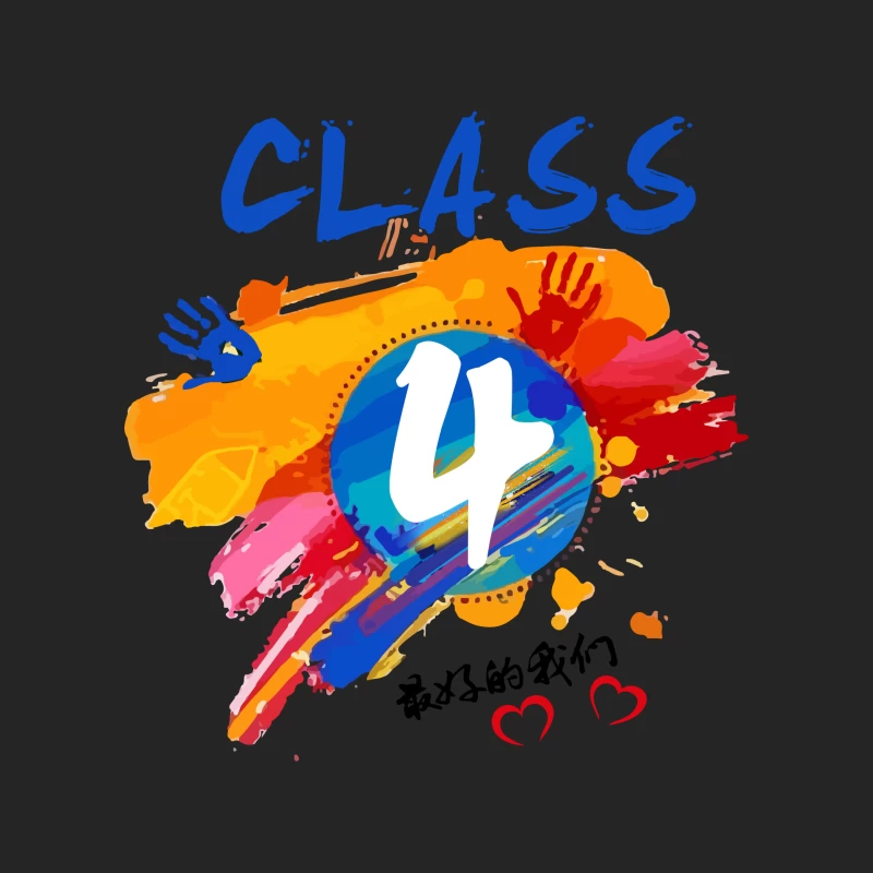Bunte Klassenzimmerkunst Herren Pullover Sweatshirt