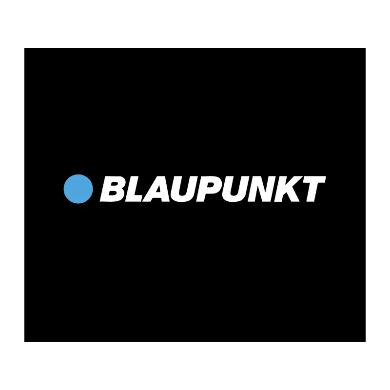 Blaupunkt Electronics Brand Logo with Blue Circle Tapestry