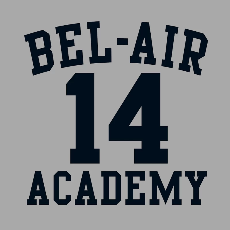 Bel-Air Academy Number 14 Athletic Jersey Design Female Pullover Hoodie