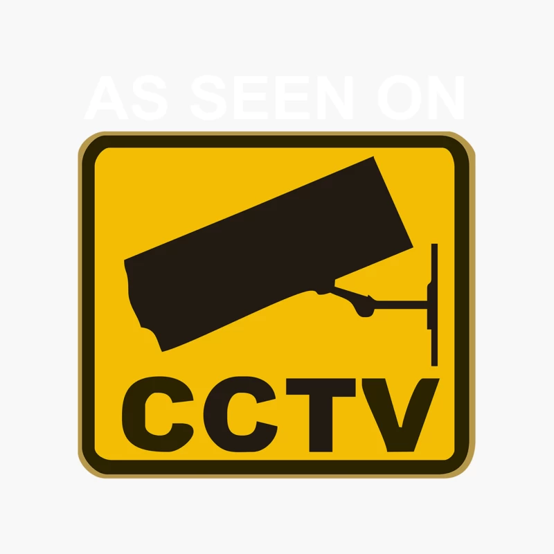 AS SEEN ON CCTV chav rude,funny,cool,modern,fun Cotton Tote Bag