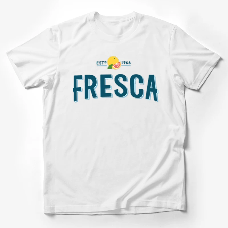 Vintage Fresca Soda Logo Design from 1966 Male T-Shirt