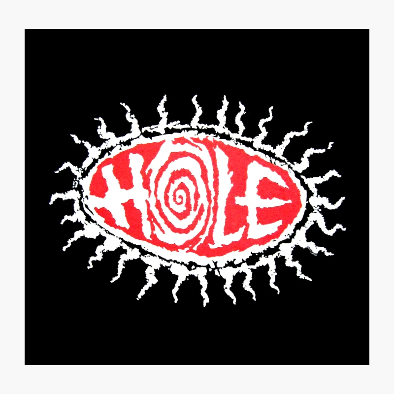Hole Band Music Logo Throw Pillow