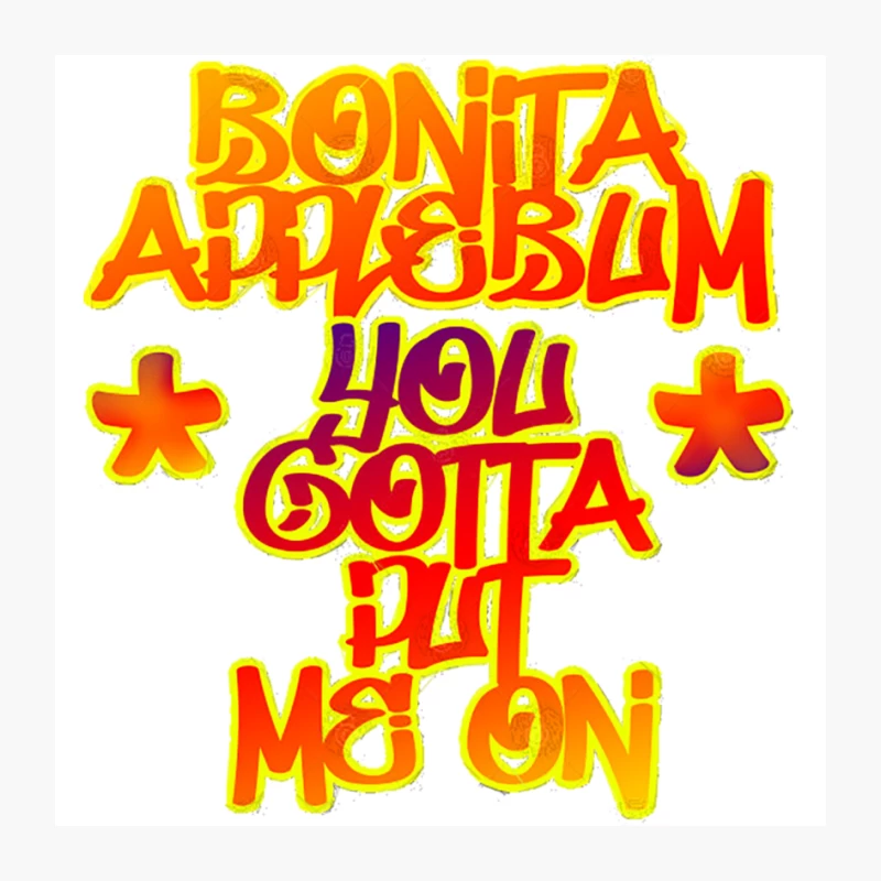 Bonita Applebum  A Tribe Called Quest Tribute Pin