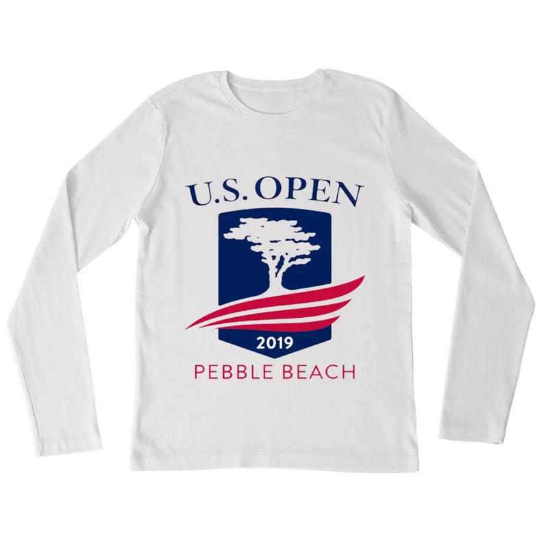 2019 US Open Golf Championship at Pebble Beach Logo Female Long Sleeve T-Shirt