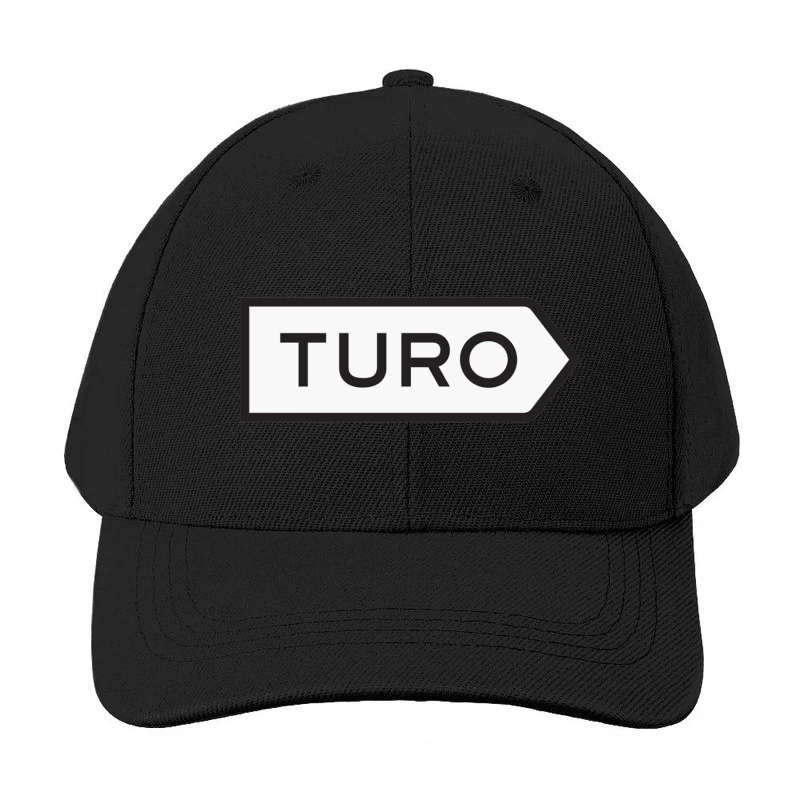 Turo Car-Sharing Service Minimalist Arrow Logo Baseball Cap