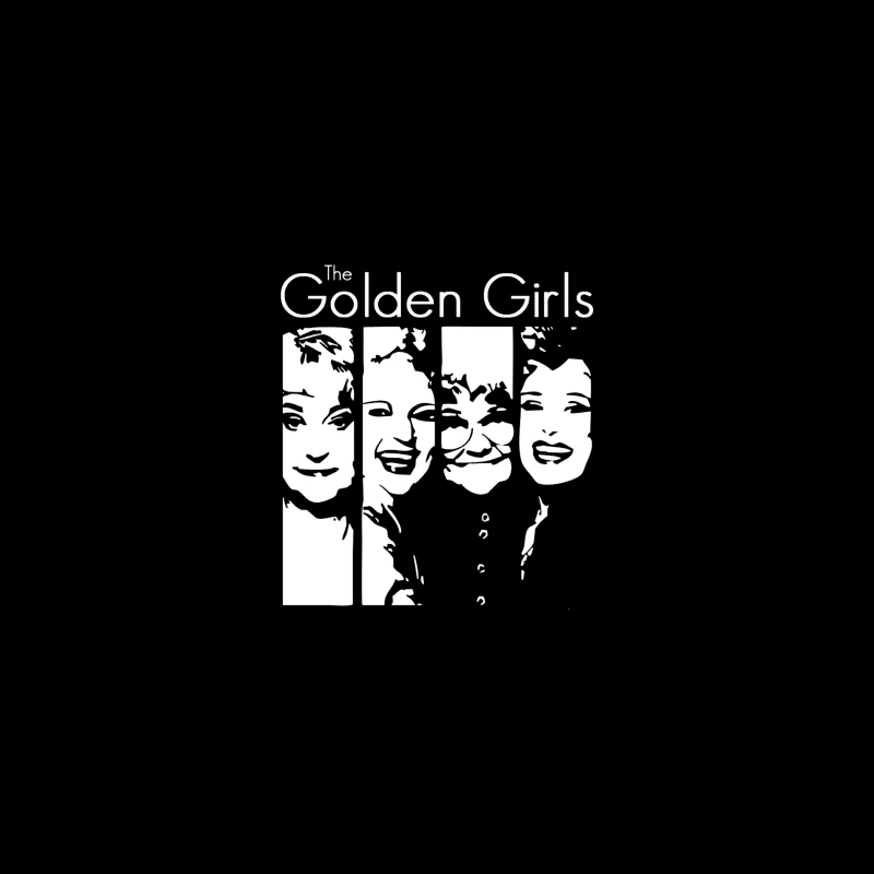 Minimalist Line Art of The Golden Girls TV Show Desk Mat