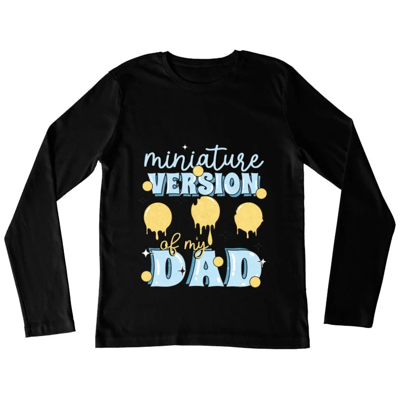 Miniaturversion von meinem Papa Damen Langarm T-Shirt