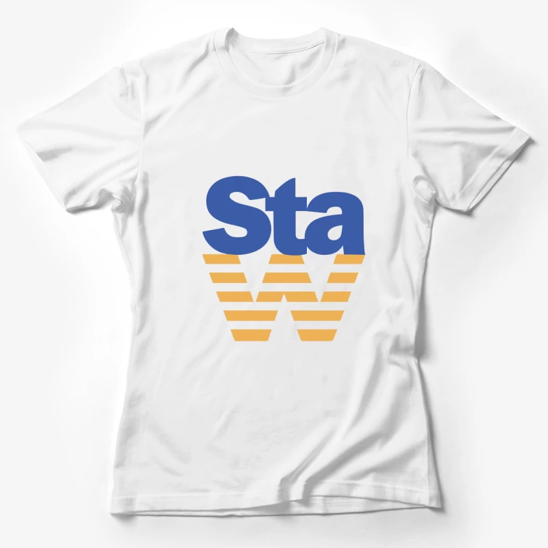 Stapel-W Textlogo Damen T-Shirt