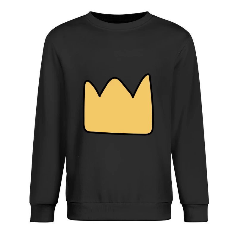 Couronne simple dessinée à la main Homme Sweat-shirt à enfiler