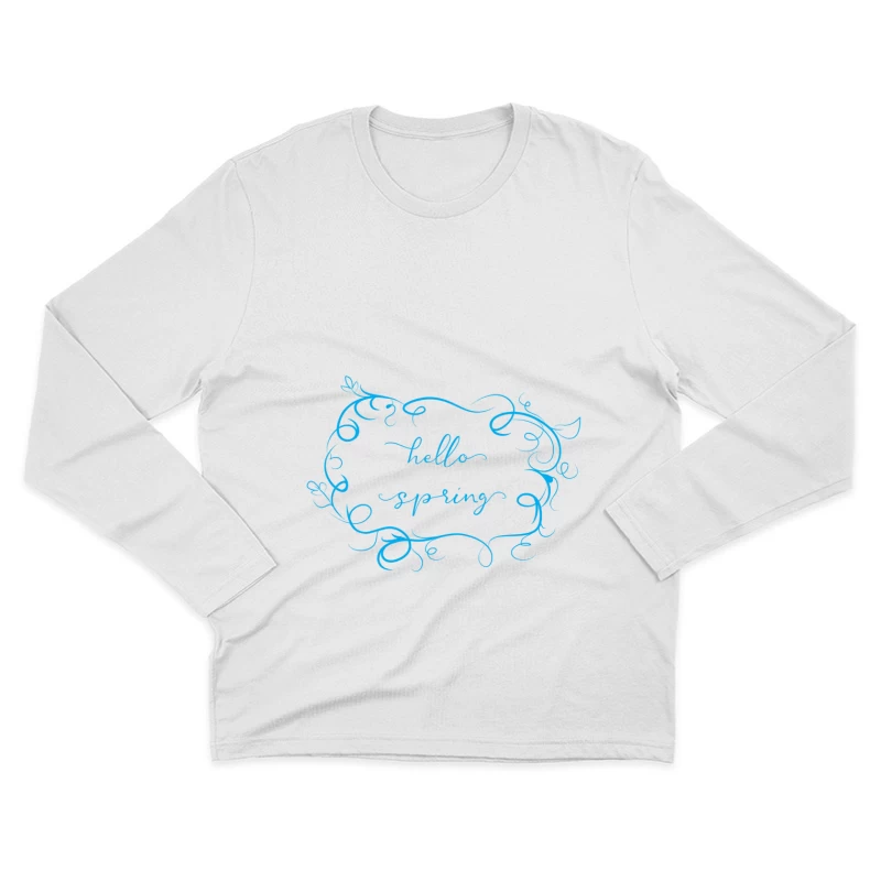 Bienvenue le printemps Homme Manches Longues T-Shirt