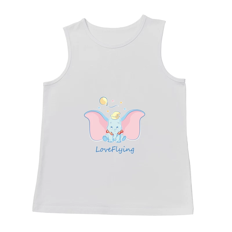 Fliegender Elefant mit Ballon Herren Tanktops