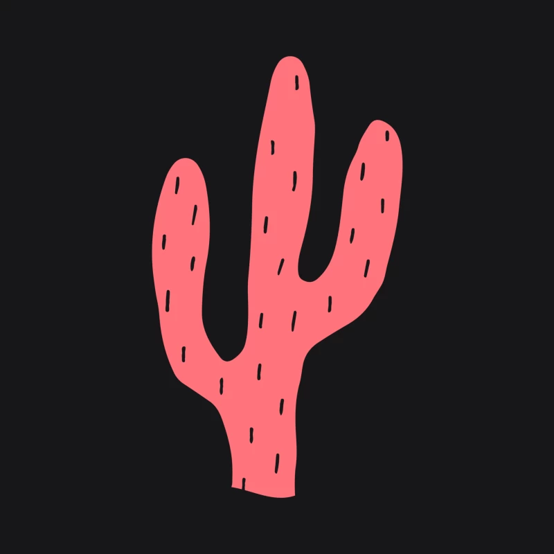 Illustration de cactus rose Femme Sweat à capuche