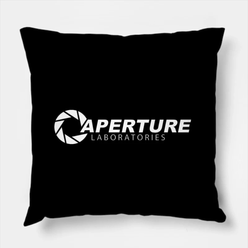 Aperture Laboratories Throw Pillow