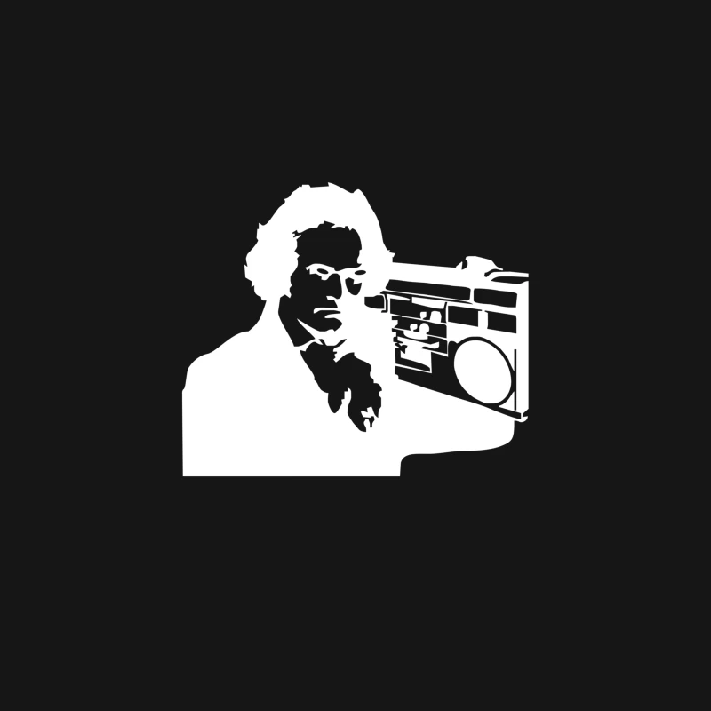 Beethoven Ghetto Blaster Desk Mat