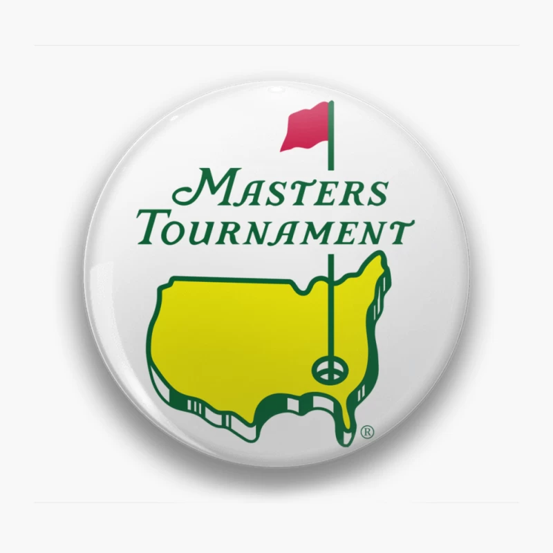 The Masters Tournament Official Logo - Augusta National Golf Championship Pin