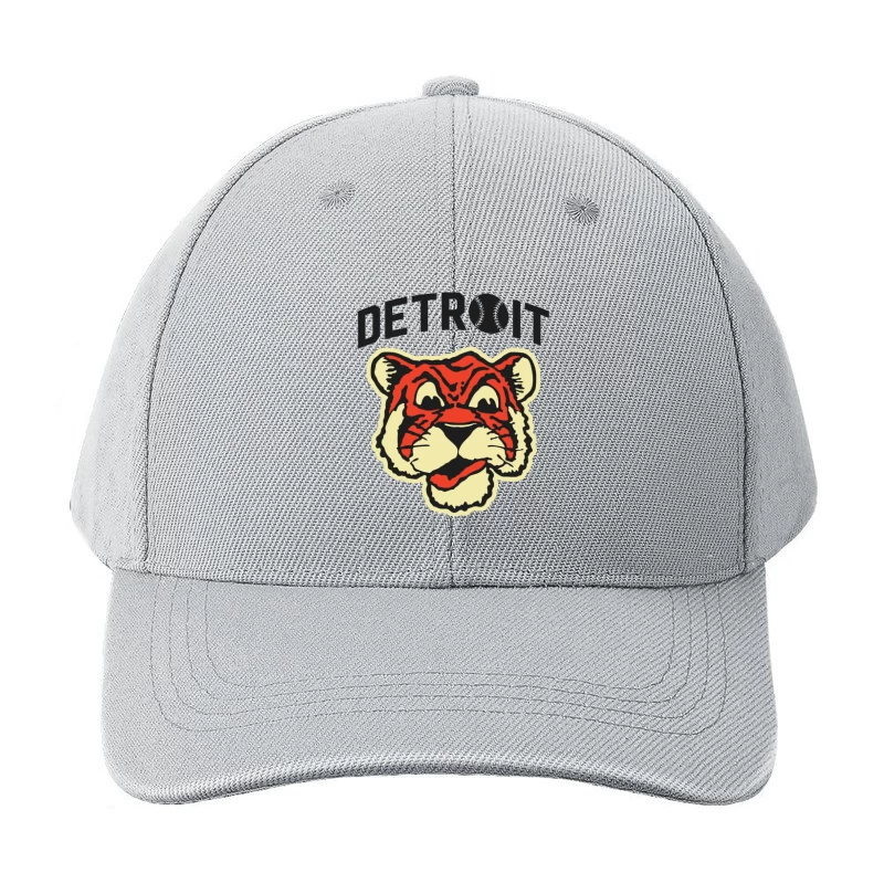 Vintage Detroit Tigers Baseball Team Logo Design Baseball Cap