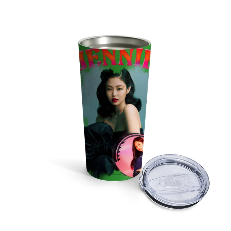 Stylish Portrait of Jennie Travel Mug