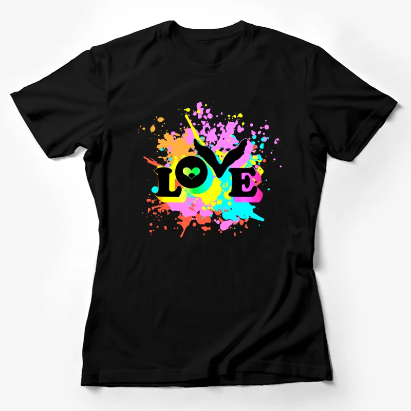 Coldplay Love Colorful Female T-Shirt