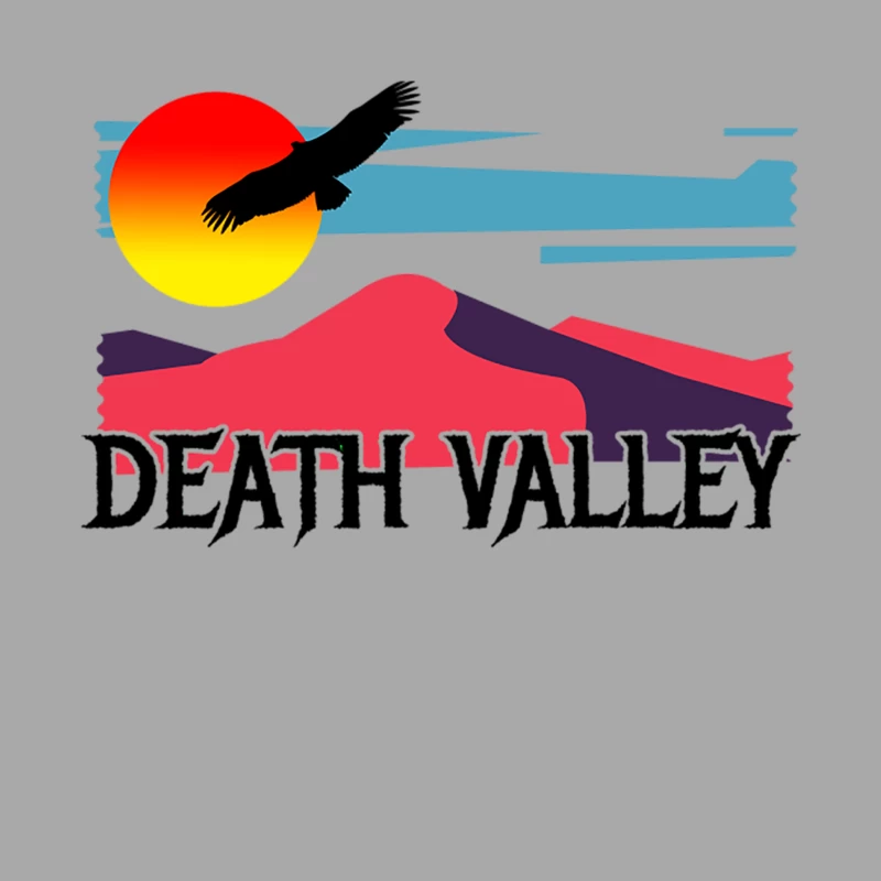 Death Valley - Addams Family Travel Badge Male Pullover Hoodie