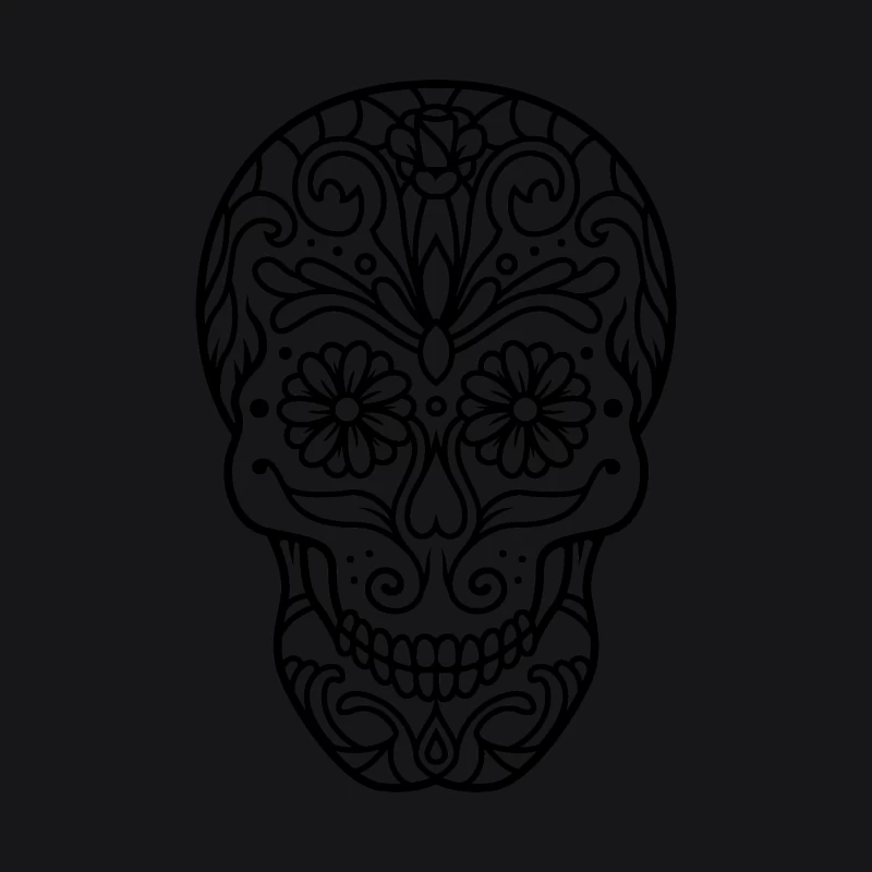 Crâne décoratif Día de Muertos Homme Sweat à capuche