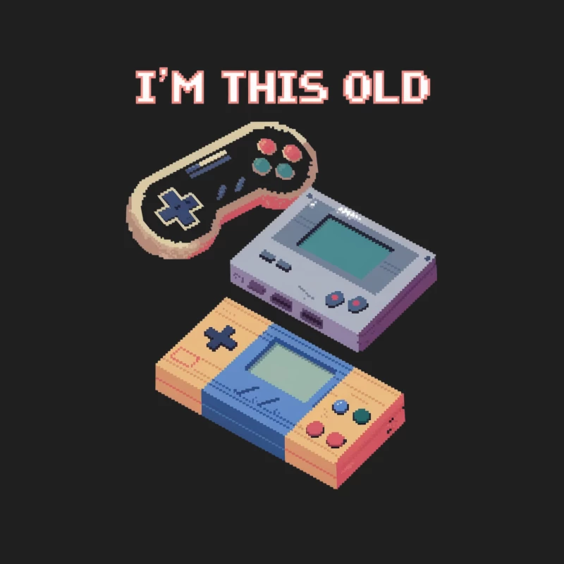 Retro Nintendo Gaming Devices in Pixel Art Style Male Tank Top