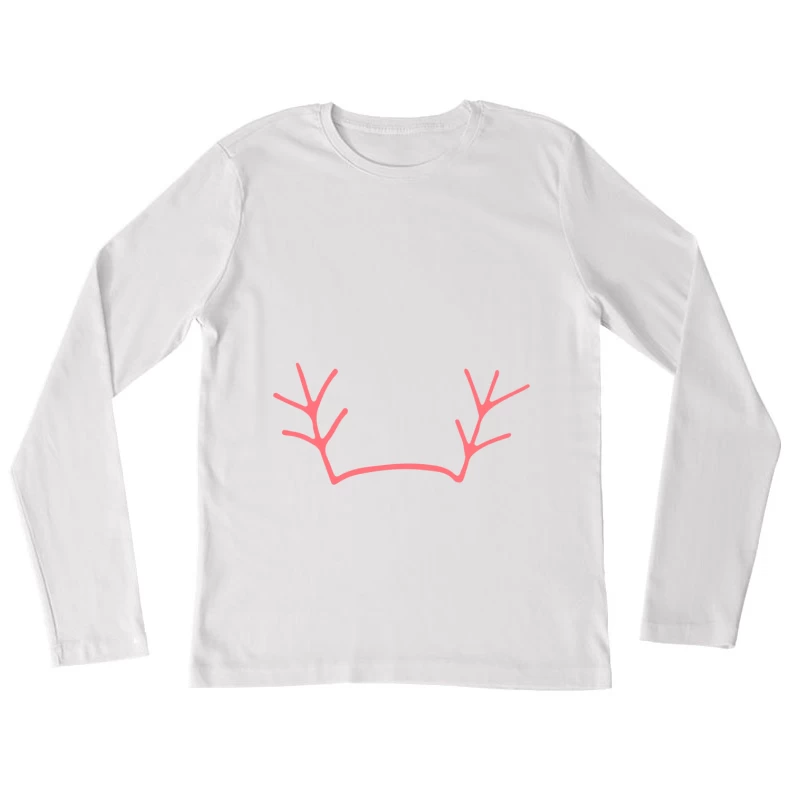 Serre-tête corne minimaliste Femme Manches Longues T-Shirt