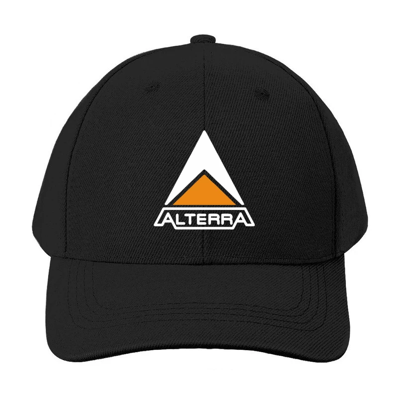 Alterra Corporate Logo with Orange Triangle Design Baseball Cap