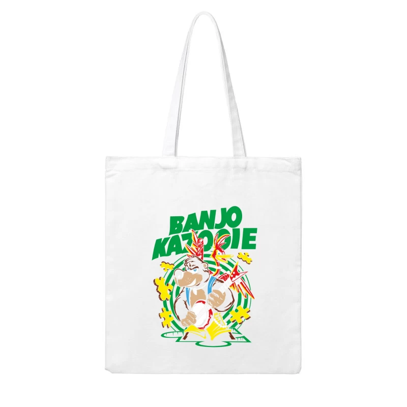 Banjo-Kazooie Animated Character Art Cotton Tote Bag