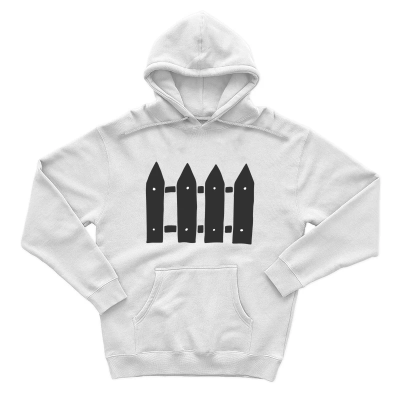 Clôture Noire Dessinée Homme Sweat à capuche
