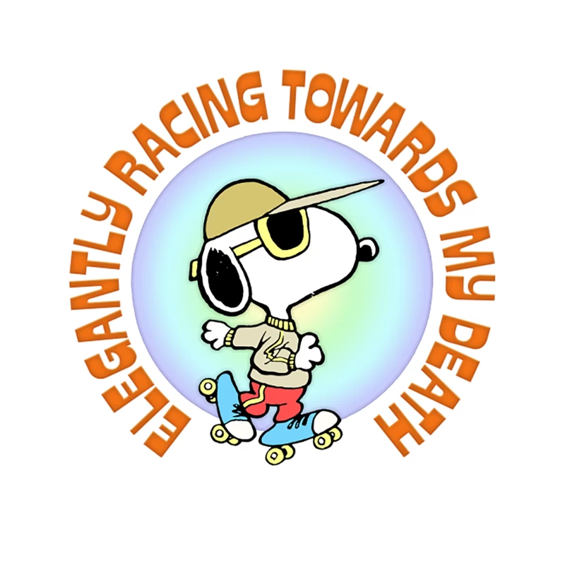 Elegantly Racing Towards My Death  Nihilism Design Tapestry