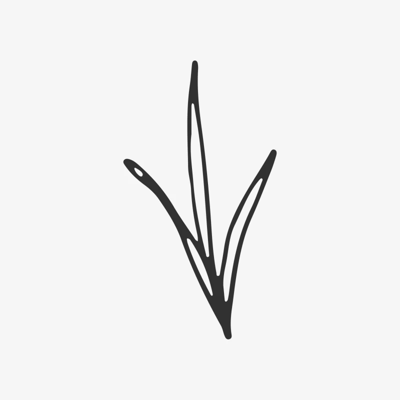 Illustration de Feuille Minimaliste Homme Sweat-shirt à enfiler