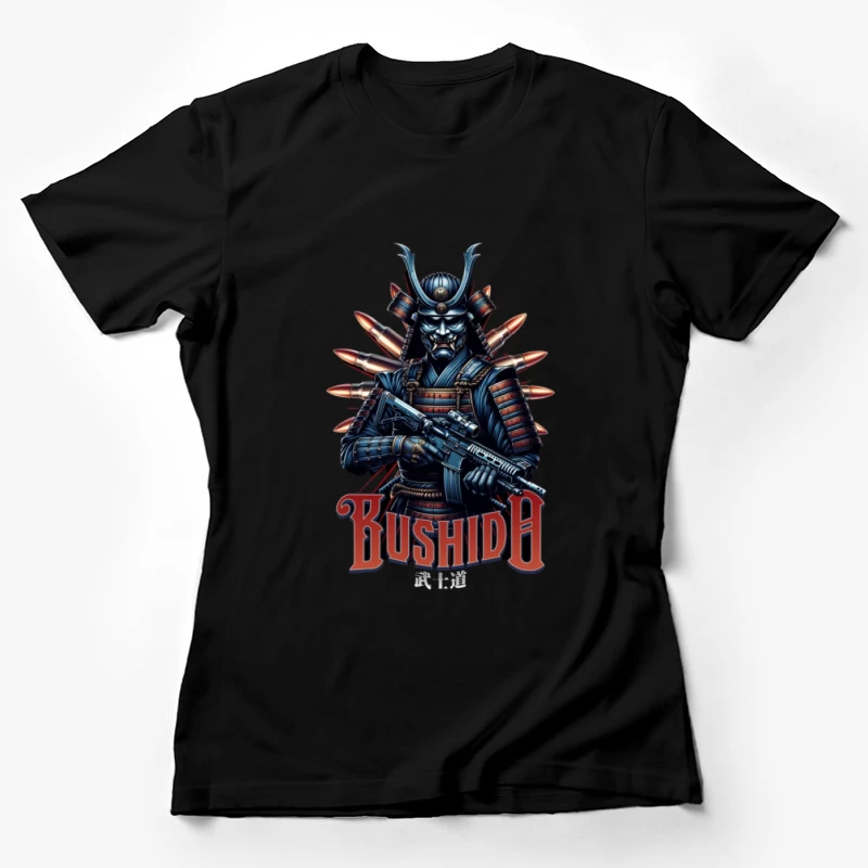 Bushido Samurai mit Waffe Damen T-Shirt