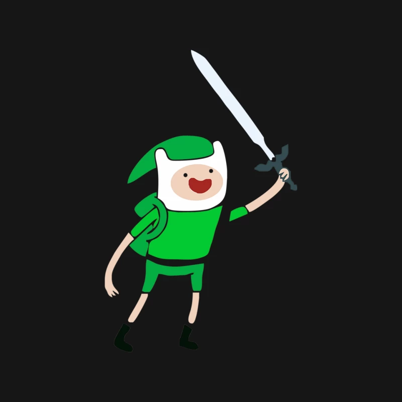 Adventure Time Legend Of Zelda Link Mouse Pad