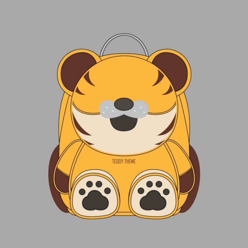 Sac à dos enfant en forme de tigre Homme Sweat à capuche