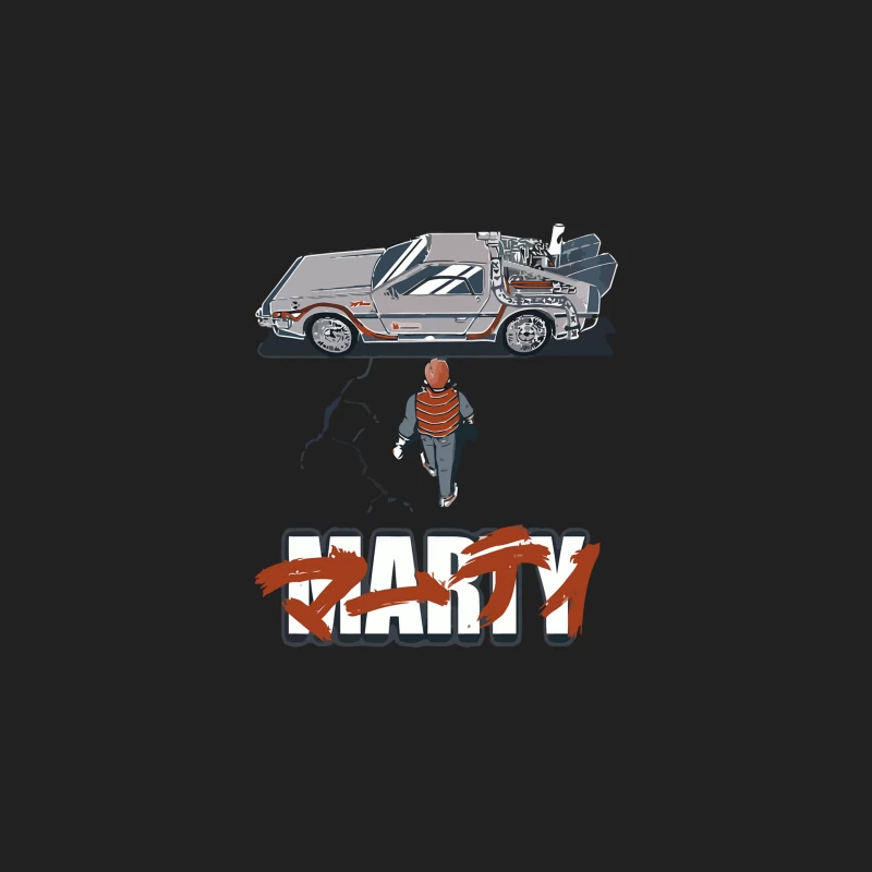 Back to the Future: Marty's DeLorean Time Machine Adventure Bucket Hat