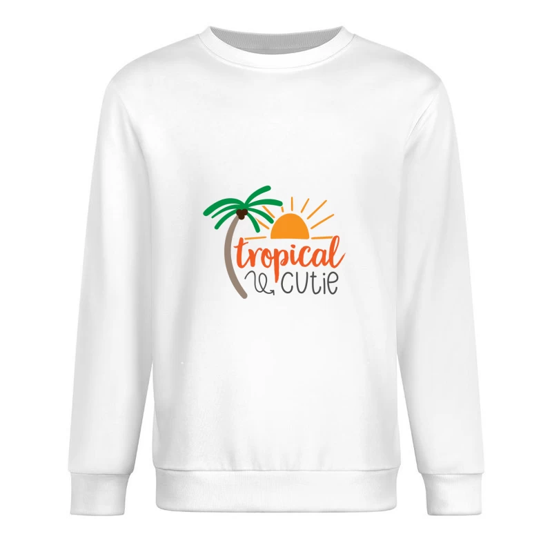Thème tropical ensoleillé Homme Sweat-shirt à enfiler