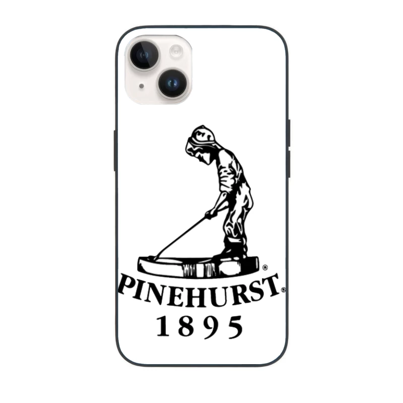 Pinehurst Golf Resort Historic Logo Since 1895 iPhone Case