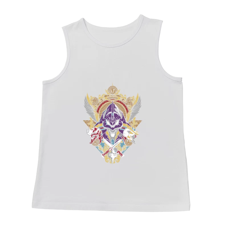 Fantasy Anime Character Illustration Male Tank Top