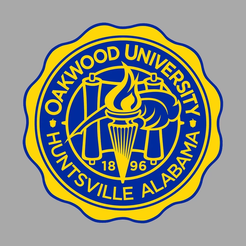 Official Seal of Oakwood University in Huntsville, Alabama Female Pullover Hoodie