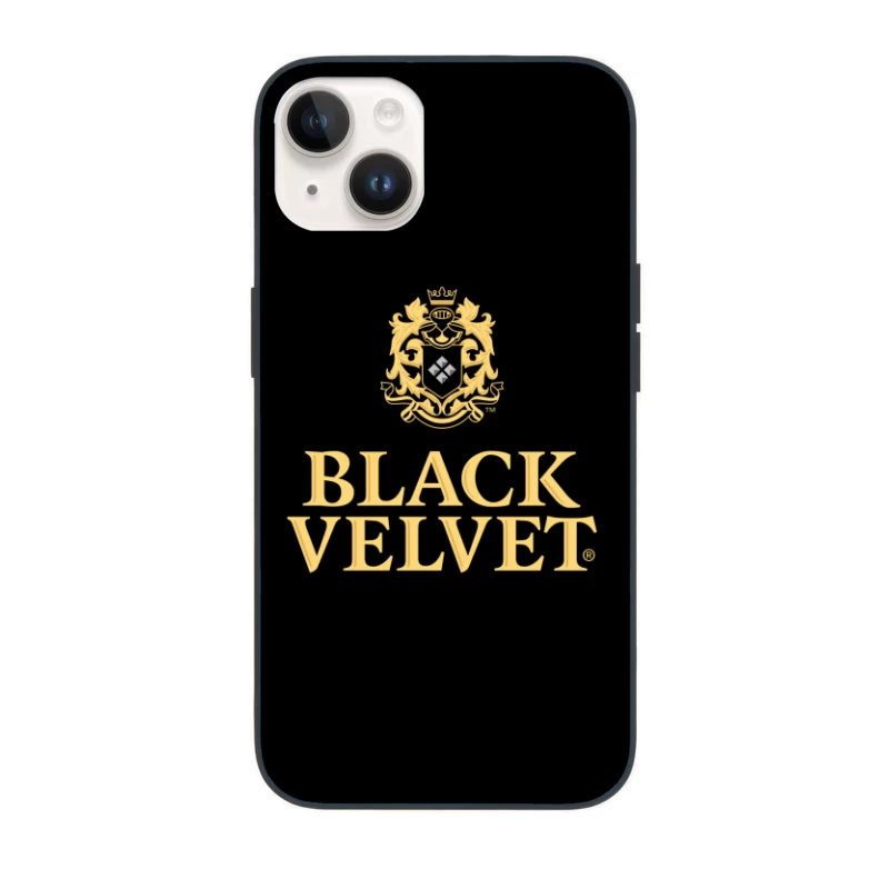 BLACK VELVET CANADIAN WHISKY iPhone Case
